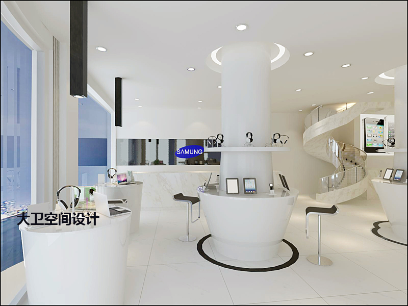 大衛(wèi)設(shè)計(jì) 專業(yè)室內(nèi)公裝效果圖服務(wù)，打造蘋果體驗(yàn)店與手機(jī)店全國性裝修設(shè)計(jì)解決方案